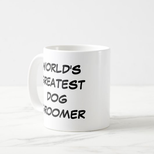Tasse "Der größte Hund der Welt" (Vorderseite Links)