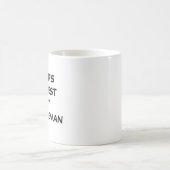 Tasse "Der größte Links Verteidiger der Welt" (Mittel)