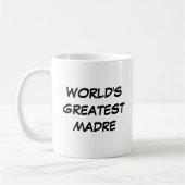 Tasse "Der größte Madre der Welt" (Links)