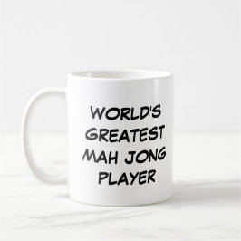 Tasse "Der größte Mah Jong Player der Welt"
