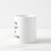 Tasse "Der größte nüchterne Begleiter der Welt" (Mittel)