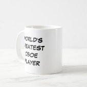 Tasse "Der größte Oboe-Spieler der Welt" (Vorderseite Links)