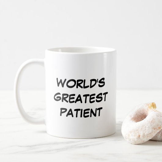 Tasse "Der größte Patient der Welt" (Mit Donut)