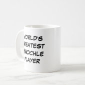 Tasse "Der größte Pinochle-Spieler der Welt" (Vorderseite Links)