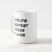 Tasse "Der größte Poker der Welt" (Vorderseite Links)