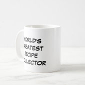 Tasse "Der größte Rezept-Sammler der Welt" (Vorderseite Links)