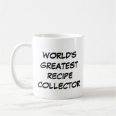 Tasse "Der größte Rezept-Sammler der Welt" (Links)