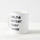 Tasse "Der größte Rugby-Spieler der Welt" (Vorderseite Links)