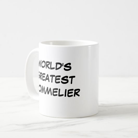 Tasse "Der größte Sommelier der Welt" (Vorderseite Links)