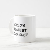 Tasse "Der größte Sous Koch der Welt" (Vorderseite Links)