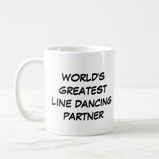 Tasse "Der größte Tanzpartner der Welt" (Links)