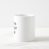 Tasse "Der größte Vater der Welt" (Mittel)