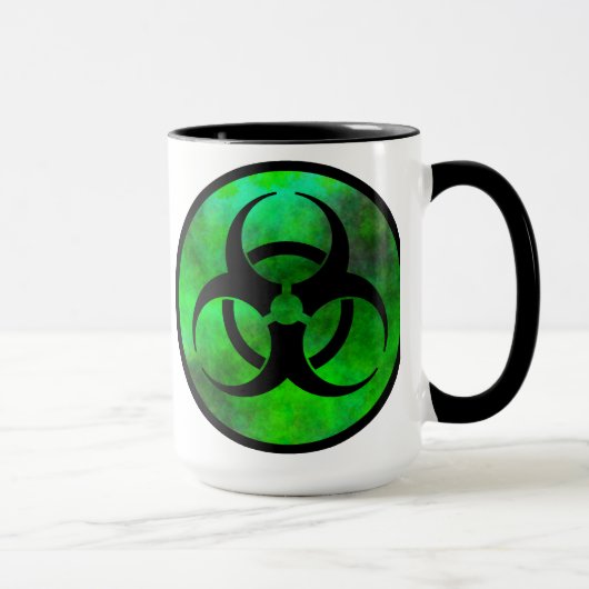 Tasse der grünen Biogefährdung (Rechts)