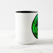 Tasse der grünen Biogefährdung (Zentrum)