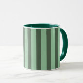 Tasse der grünen Streifen (VorderseiteRechts)