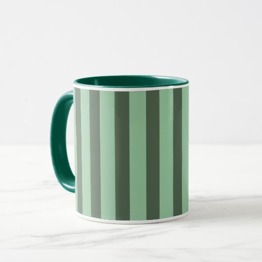 Tasse der grünen Streifen (Vorderseite Links)
