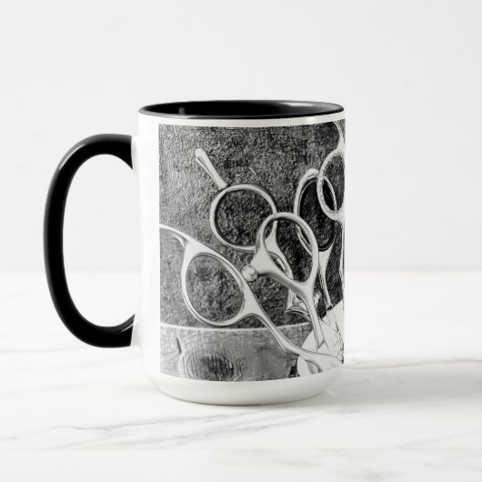 Tasse der Haarstühle - Schere (Links)