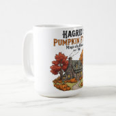Tasse der Hagrid-Pumpkin-Farm | Vintag rustikal (Vorderseite Links)