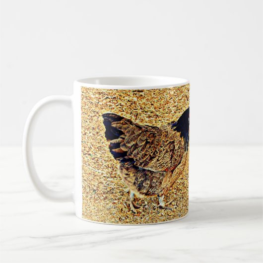 Tasse der Hahn-Kaffeetasse-/Tee (Links)