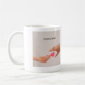 Tasse der Hand (Links)