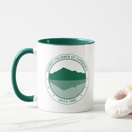 Tasse der Handelskammer Jaffrey (Mit Donut)