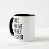 Tasse der harten Arbeitszahl (Vorderseite Links)