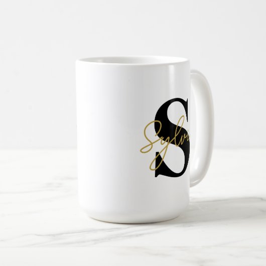Tasse der Harvest Floral Monogram (VorderseiteRechts)