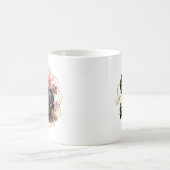 Tasse der Harvest Floral Monogram (Mittel)