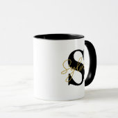 Tasse der Harvest Floral Monogram (VorderseiteRechts)