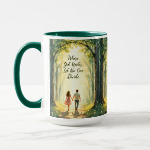 Tasse der Heirat des Vereinigten Waldes