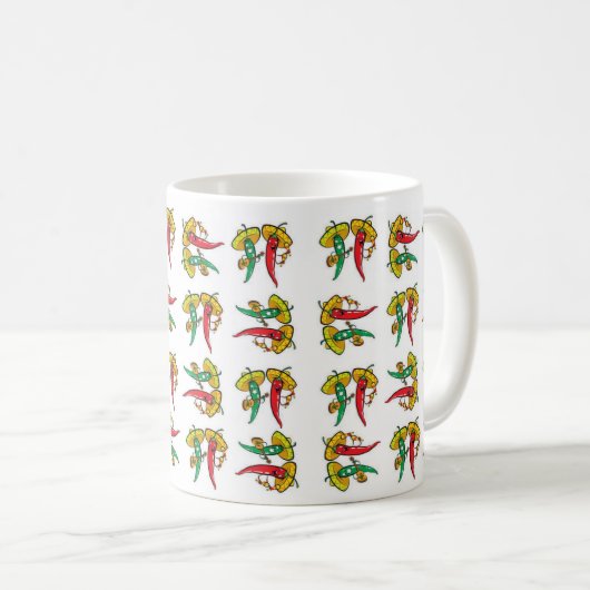 Tasse der heißen Paprikaschoten (VorderseiteRechts)