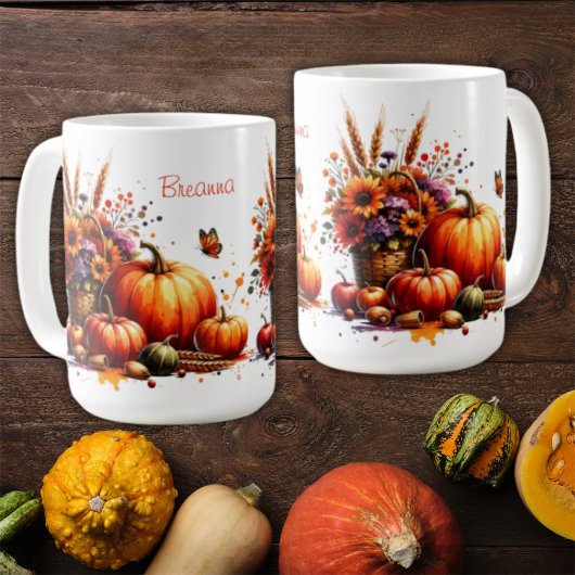Tasse der Herbstfeier