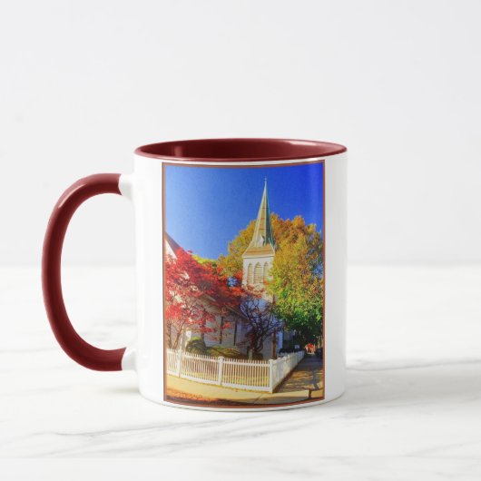 Tasse der Herbstkirche (Links)