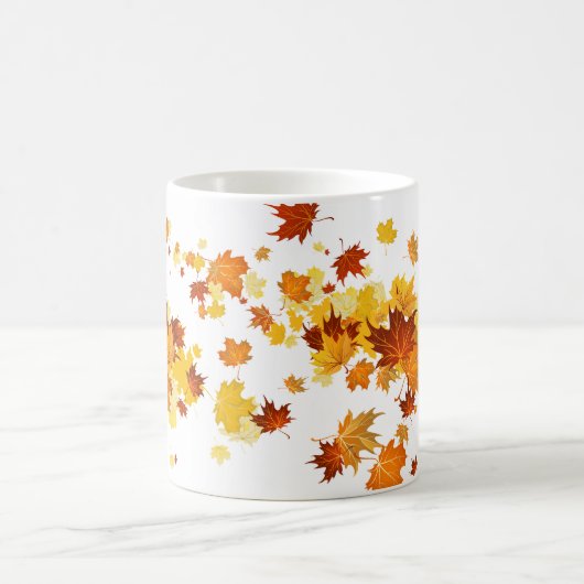 Tasse der Herbstlaub (Mittel)