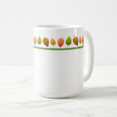 Tasse der Herbstlaub im Herbst (VorderseiteRechts)