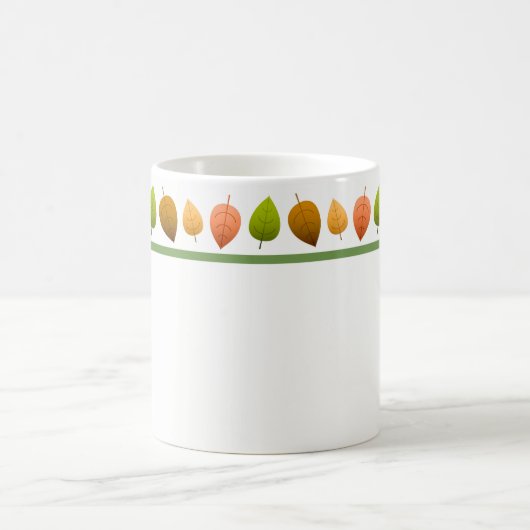 Tasse der Herbstlaub im Herbst (Mittel)