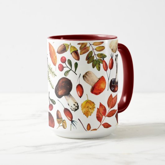 Tasse der Herbstpilze (VorderseiteRechts)