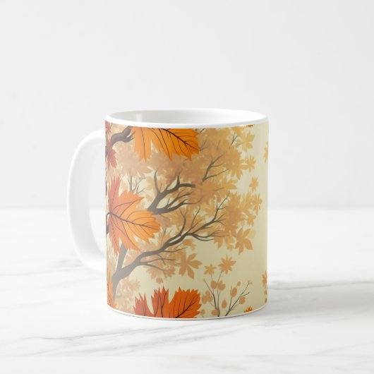 Tasse der Herbststimmung (Vorderseite Links)