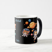 Tasse der Himmelskatzen - Astronaut unter (VorderseiteRechts)