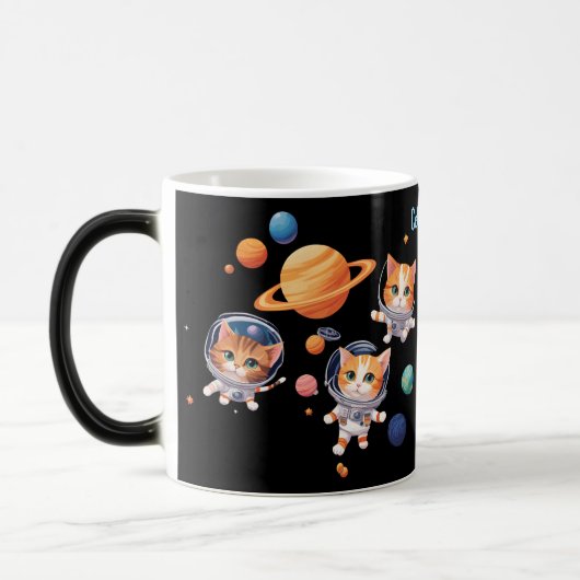 Tasse der Himmelskatzen - Astronaut unter (Links)