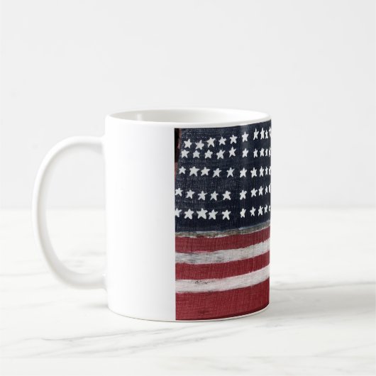 Tasse der Holzflagge (Links)