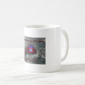 Tasse der Im Flugzeug Abteilung (VorderseiteRechts)