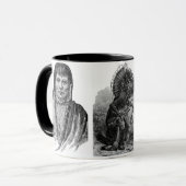 Tasse der indischen Chiefs (Vorderseite Links)