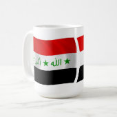 Tasse der irakischen Flagge (Vorderseite Links)