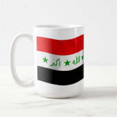 Tasse der irakischen Flagge (Links)