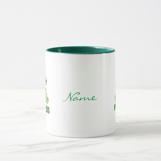 Tasse der irischen Prinzessin personalisierter Nam (Zentrum)