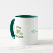 Tasse der irischen Prinzessin personalisierter Nam (Vorderseite Links)