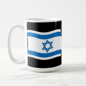 Tasse der israelischen Flagge (Links)