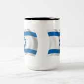 Tasse der israelischen Flagge (Mittel)
