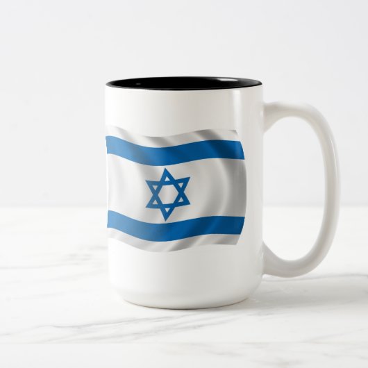 Tasse der israelischen Flagge (Rechts)